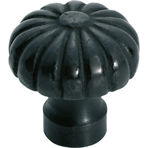 Tradco Iron Fluted Cupboard Knob