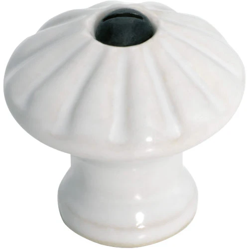 Tradco Fluted Porcelain Cupboard Knob