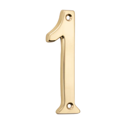 Tradco Solid Brass Numerals