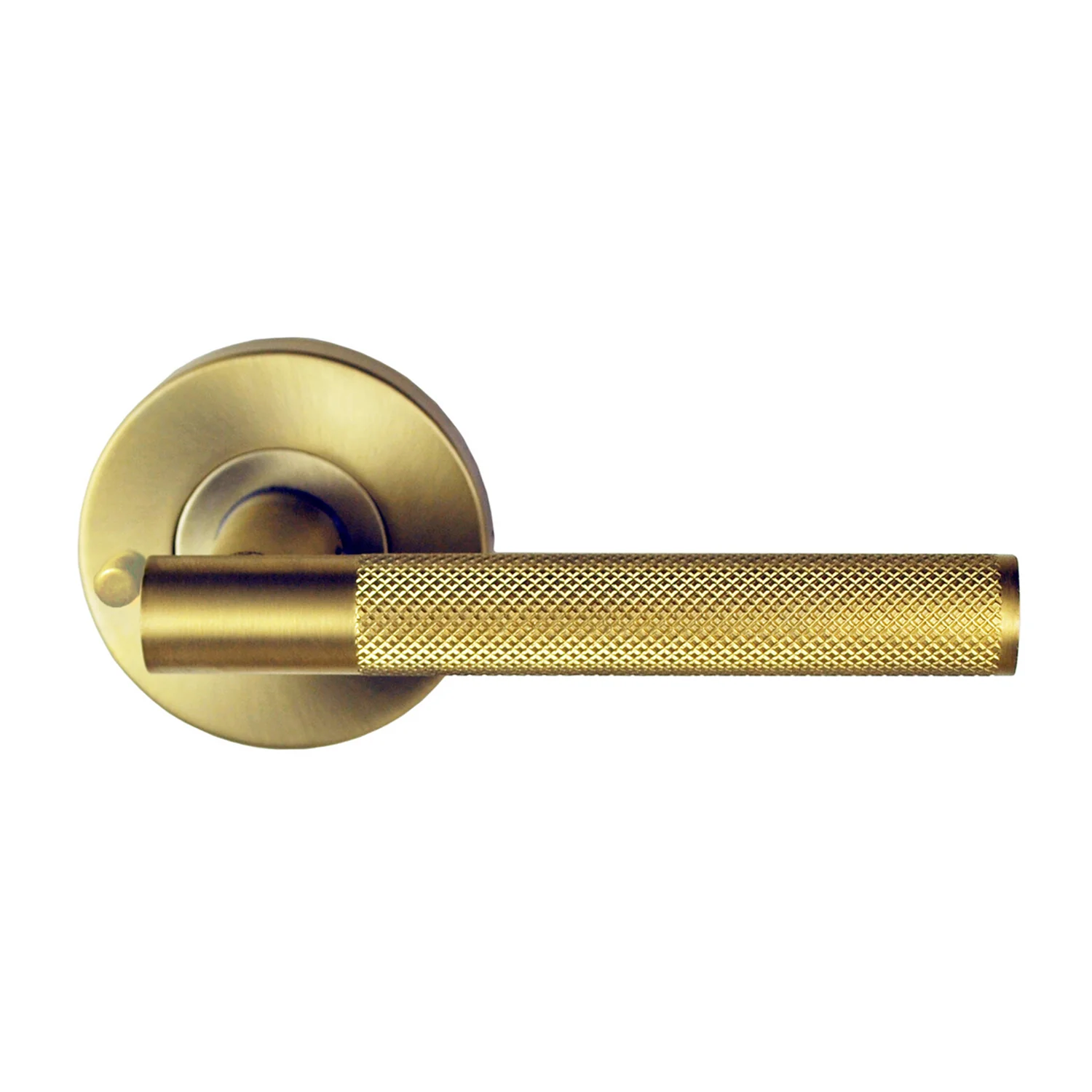 Nidus Domici Knurled Lever on Rose – Privacy Set