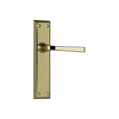 Tradco Menton Lever on Long Backplate (Pair)