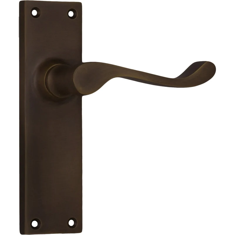 Tradco Victorian Lever on Long Backplate (Pair)
