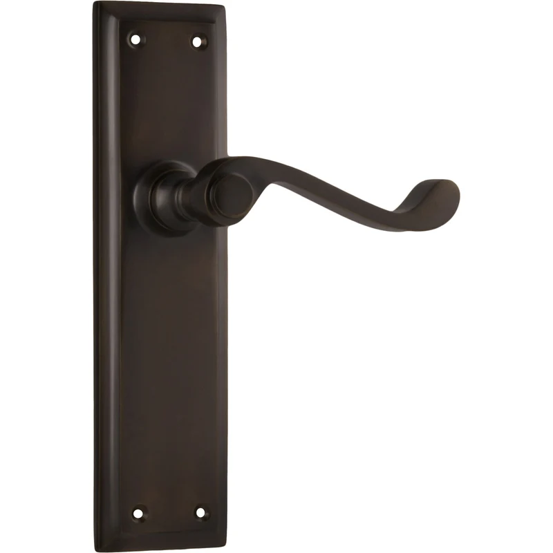 Tradco Milton Lever on Long Backplate (Pair)