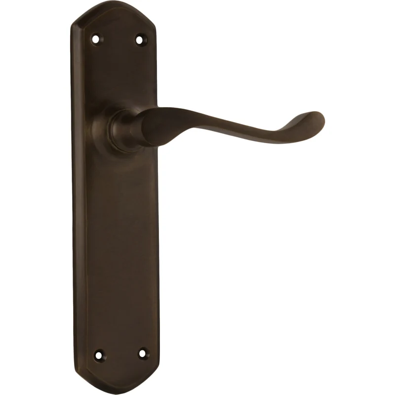 Tradco Windsor Lever on Long Backplate (Pair)