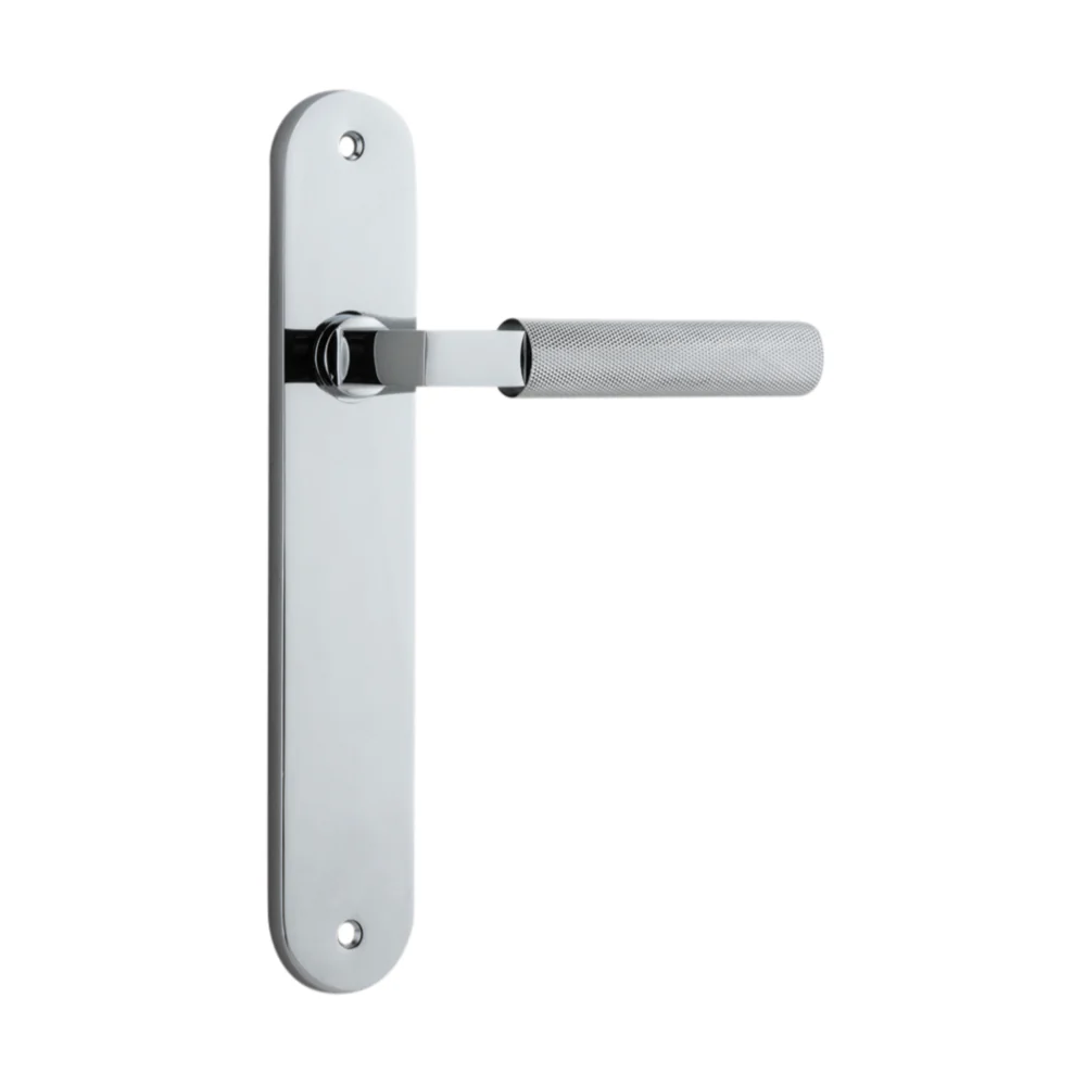 Iver Brunswick Lever on Oval Backplate (Pair)