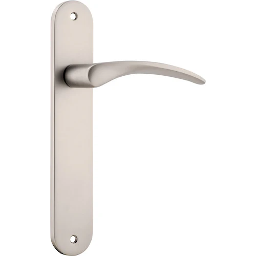 Iver Oxford Lever on Oval Backplate (Pair)