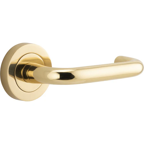 Iver Oslo Lever on Round Rose (Pair)