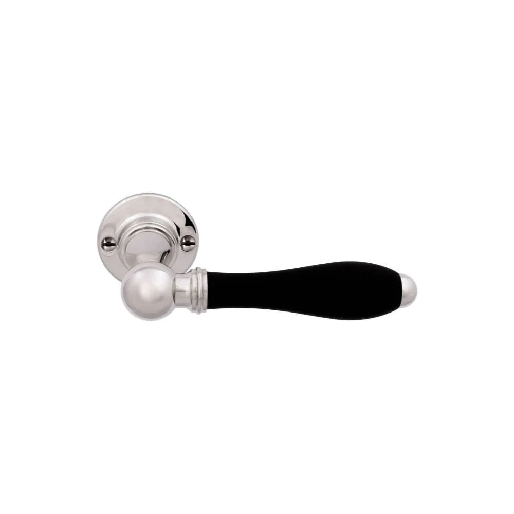 Formani TIMELESS Timber Lever Handle on Round Rose (Pair)