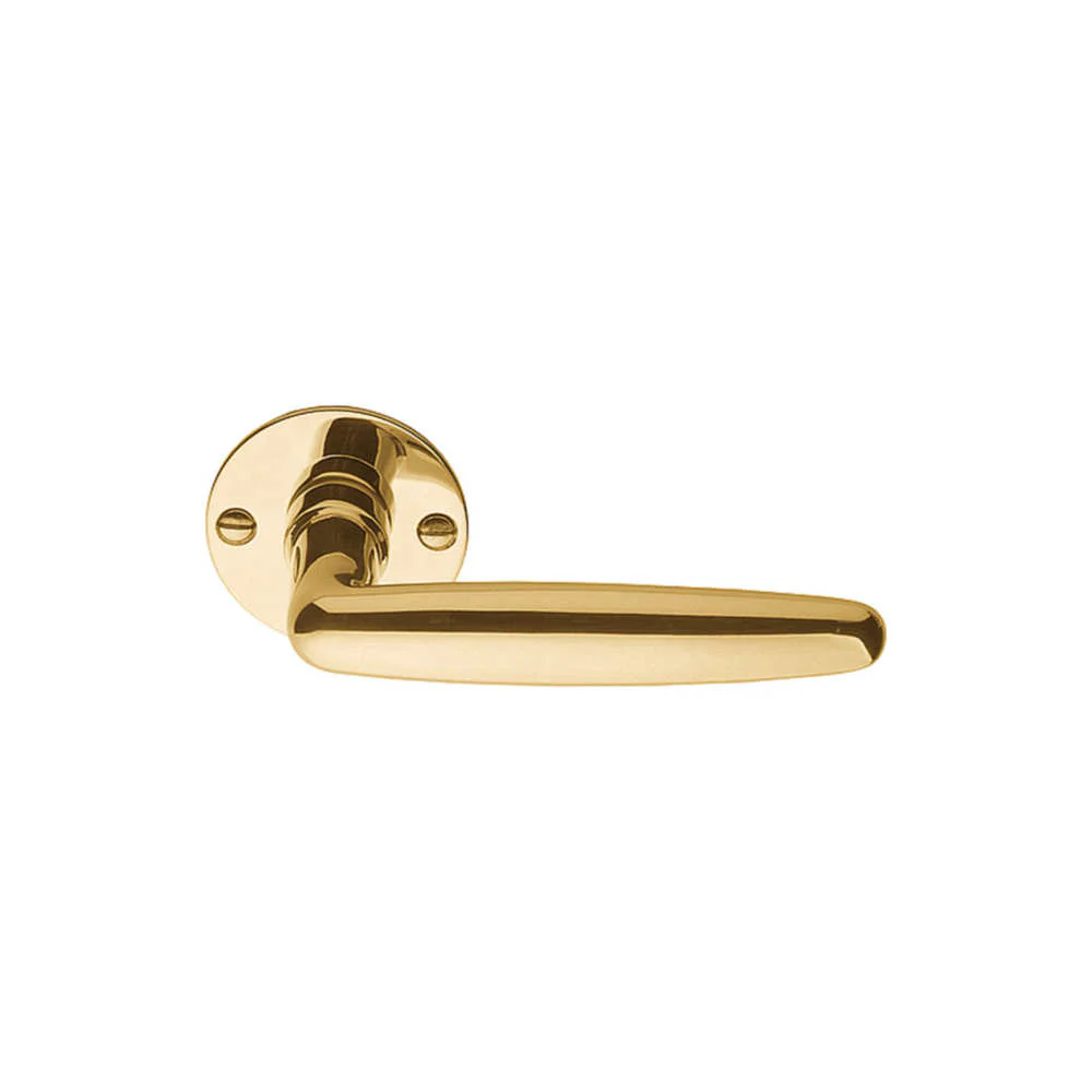 Formani 1938 Lever Handle on Round Rose (Pair)