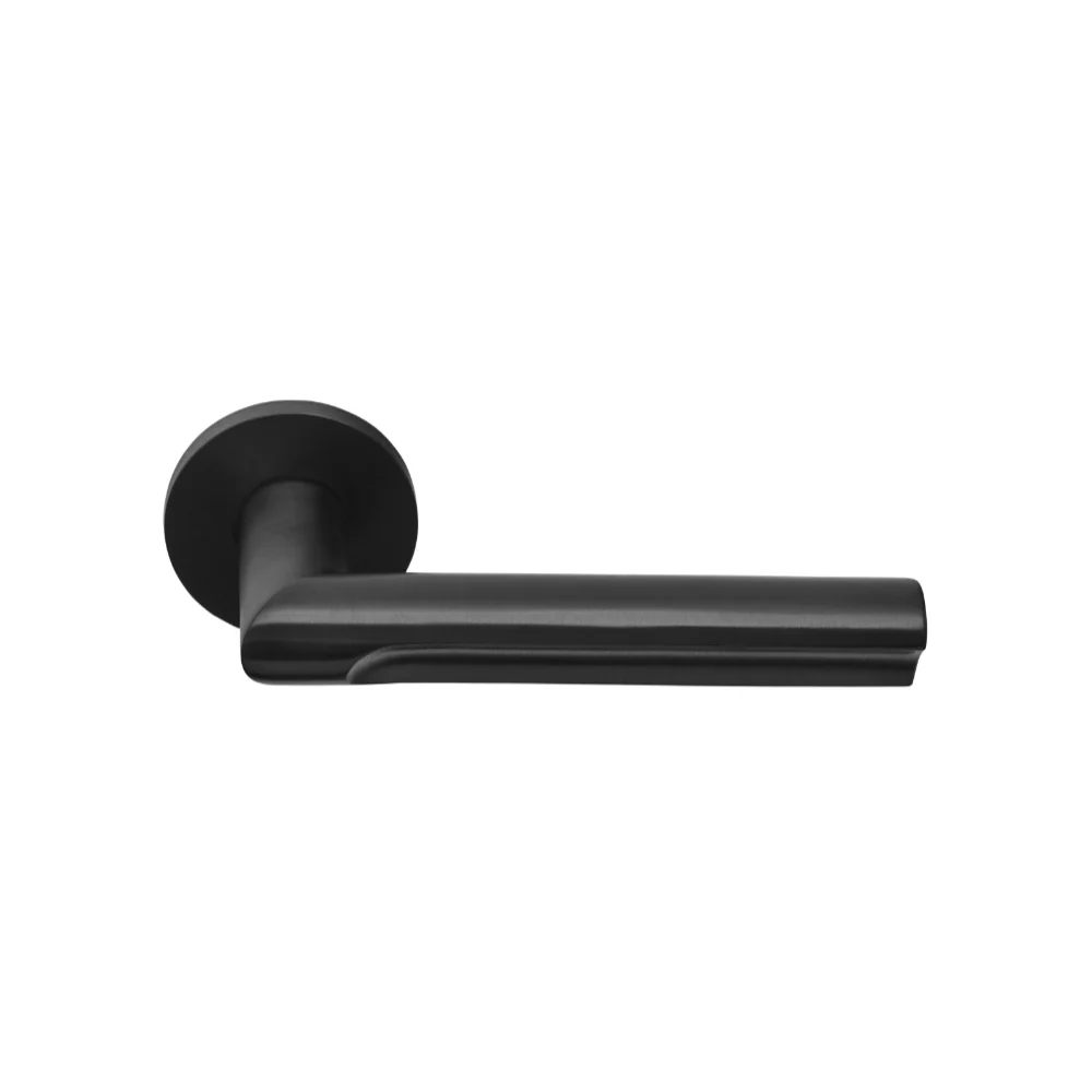 Formani ECLIPSE DR103-G Lever Handle on Round Rose (Pair)