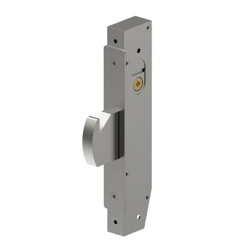 Mortice Sliding Door, Hook Bolt, Lock Case, Narrow Stile, 23mm Backset, 22mm Bolt, includes 2 Escutheons and 2 Cams