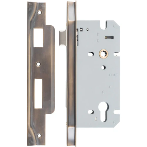 Iver Rebated Euro Mortice Lock: 60mm Backset