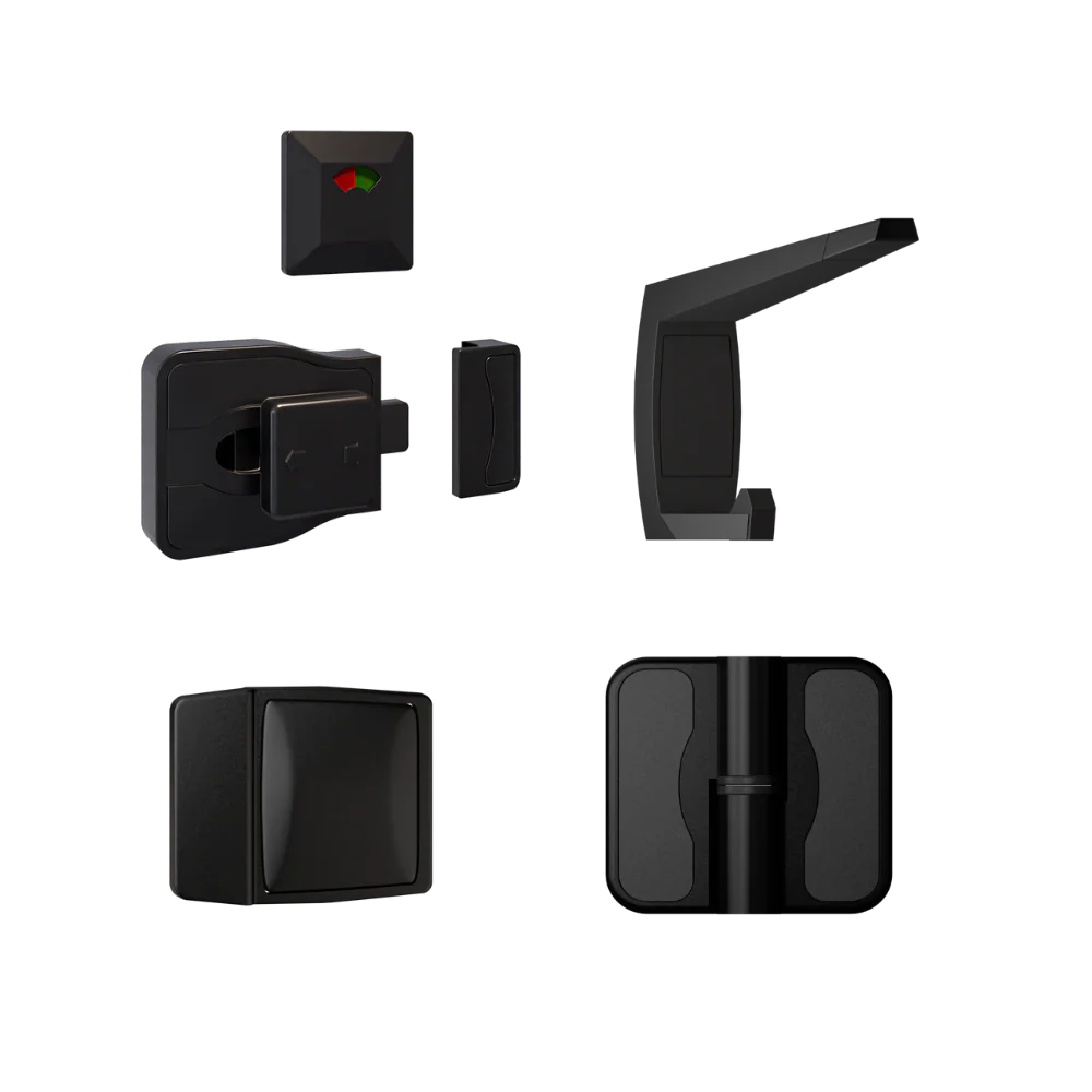 Metlam Moda Spring Privacy Kit – Black