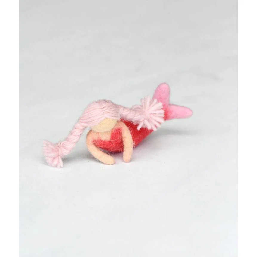 Tara Treasures Felt Waldorf Mermaid – Pink Hair