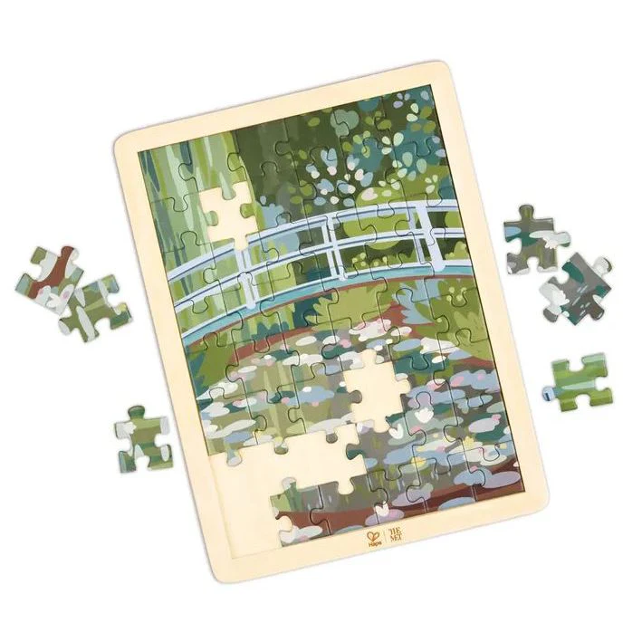 Hape – The Met – Monet Water-Lily Garden Puzzle