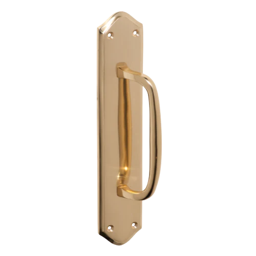 Tradco Offset Pull Handle on Backplate
