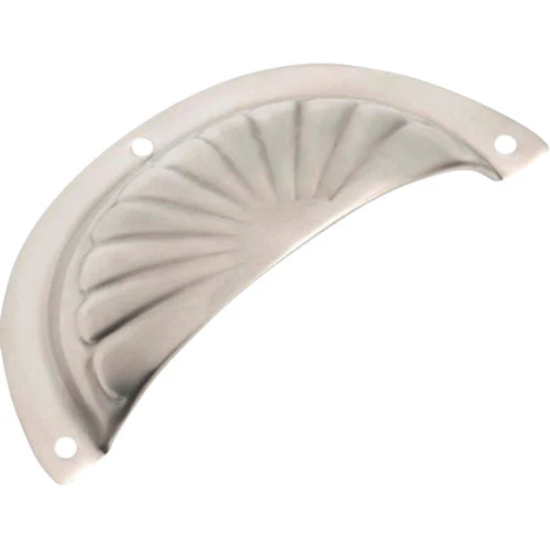 Tradco Fluted Drawer Pull- Sheet Brass