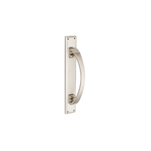 Zanda Visca Solid Brass Pull Handle on Plate