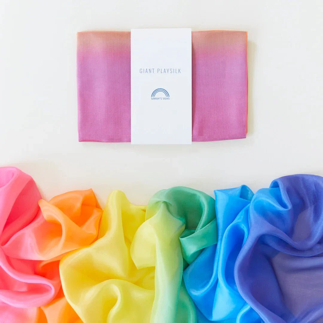 Sarah’s Silks Giant Enchanted Rainbow Playsilk