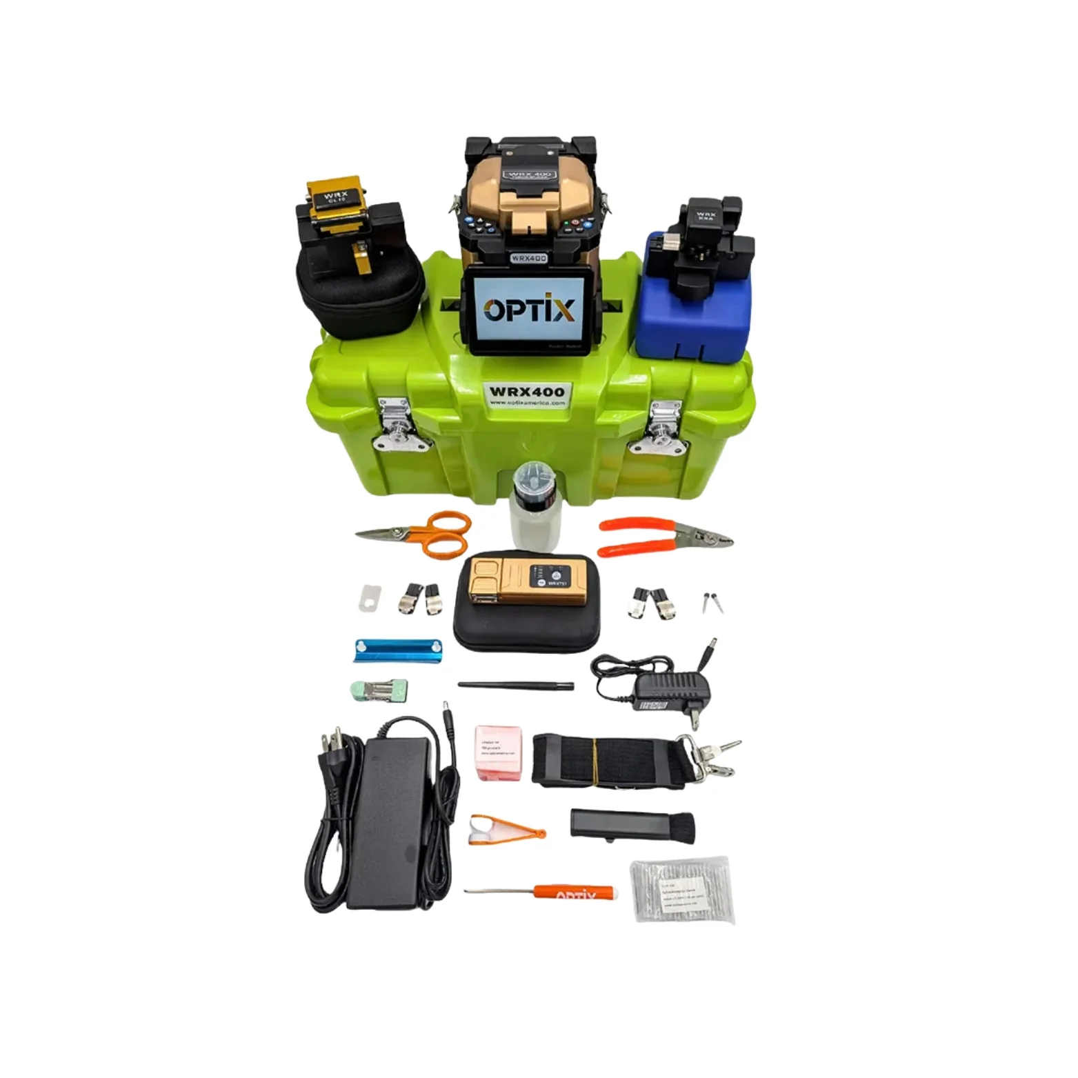 OPTIX AMERICA | Clad Alignment Splicer Kit W/WRXCL10 Cleaver | #WRX400
