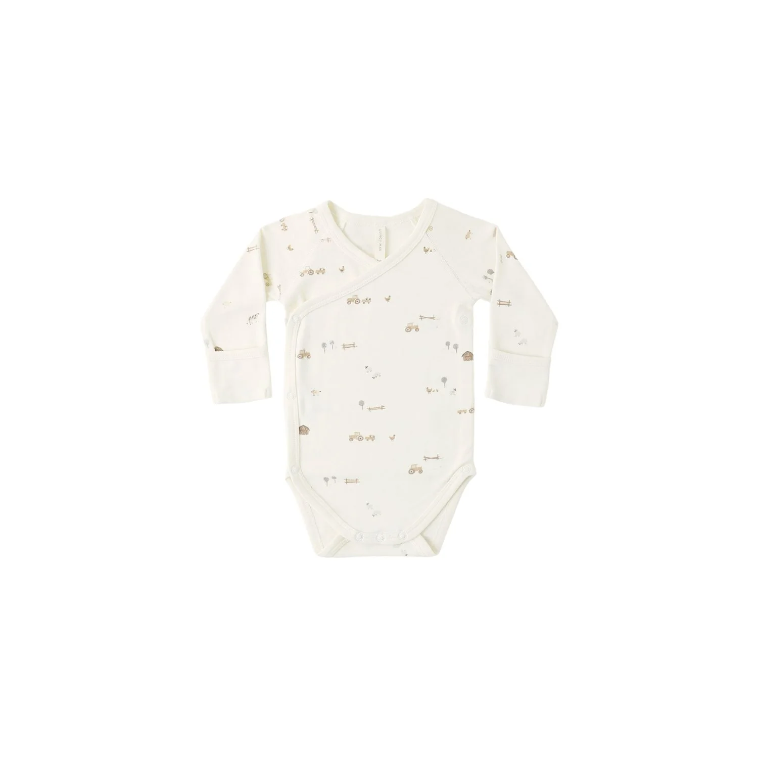 Quincy Mae Side Snap Bodysuit Farm