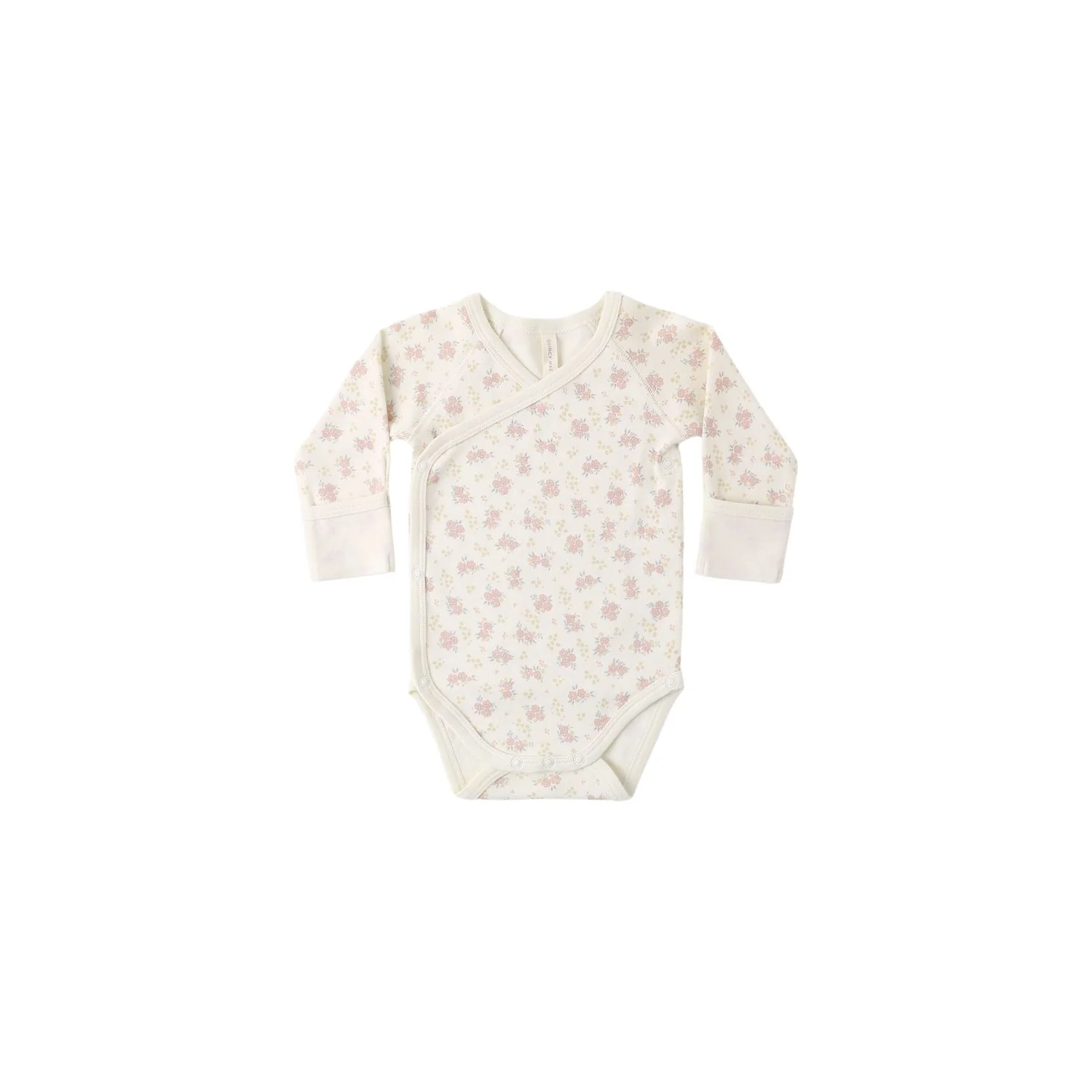 Quincy Mae Side Snap Bodysuit Flower Field