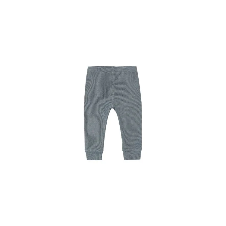Quincy Mae Ribbed Legging- Ocean