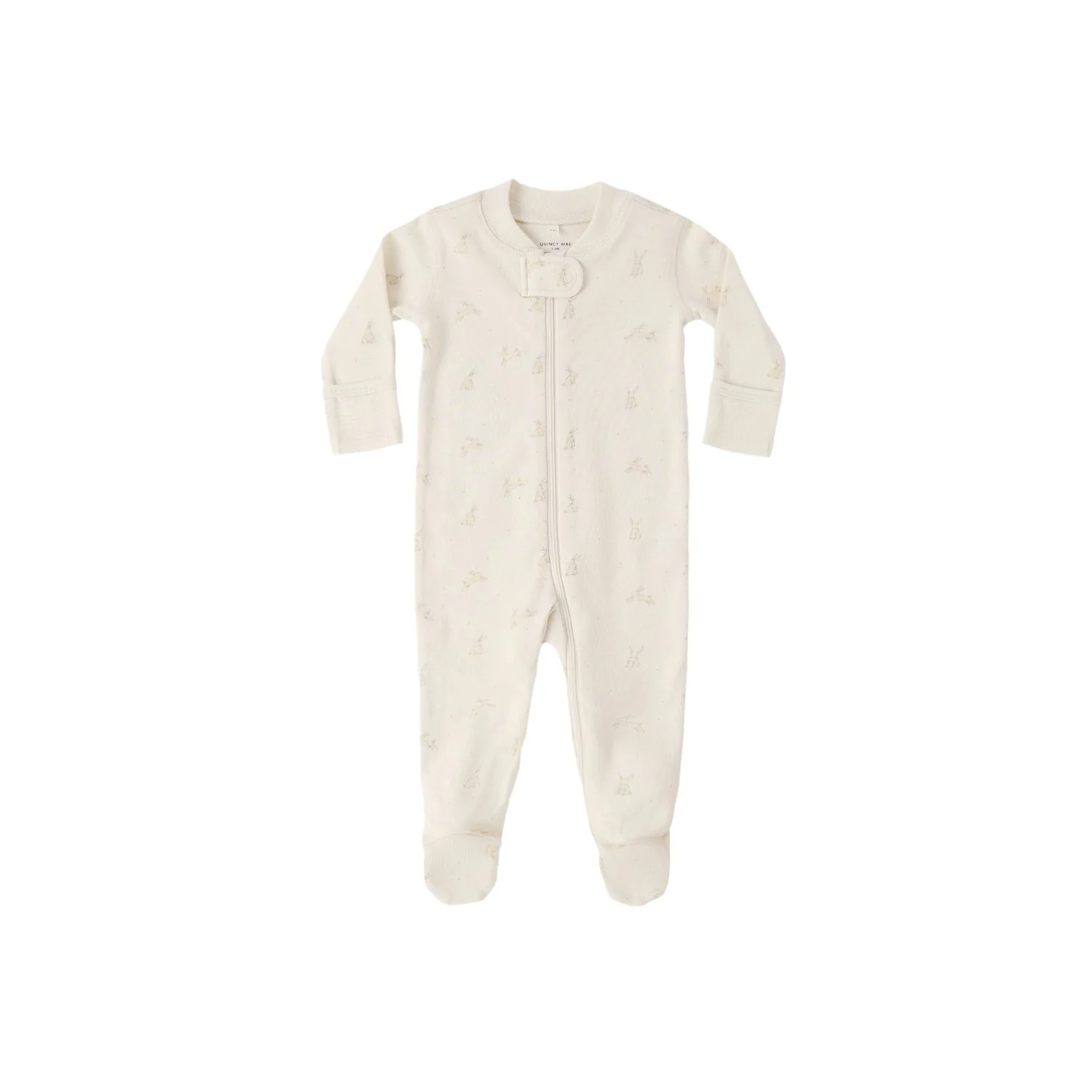Quincy Mae Zip Long Sleeve Sleeper Footie – Bunnies