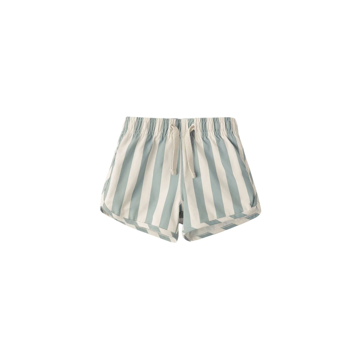 Rylee + Cru Swim Trunk – Green Stripe