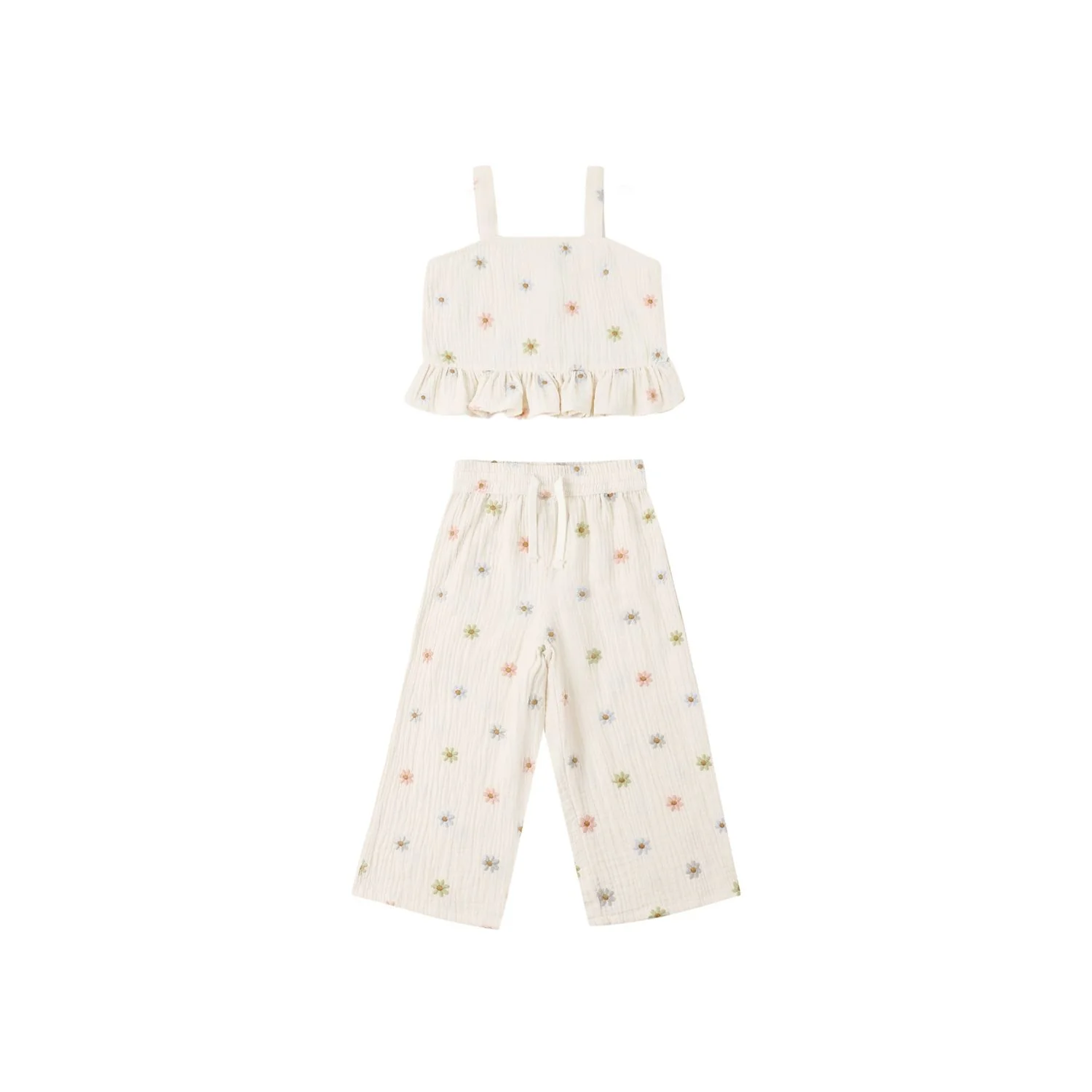 Rylee + Cru Kayli Set – Embroidered Daisies