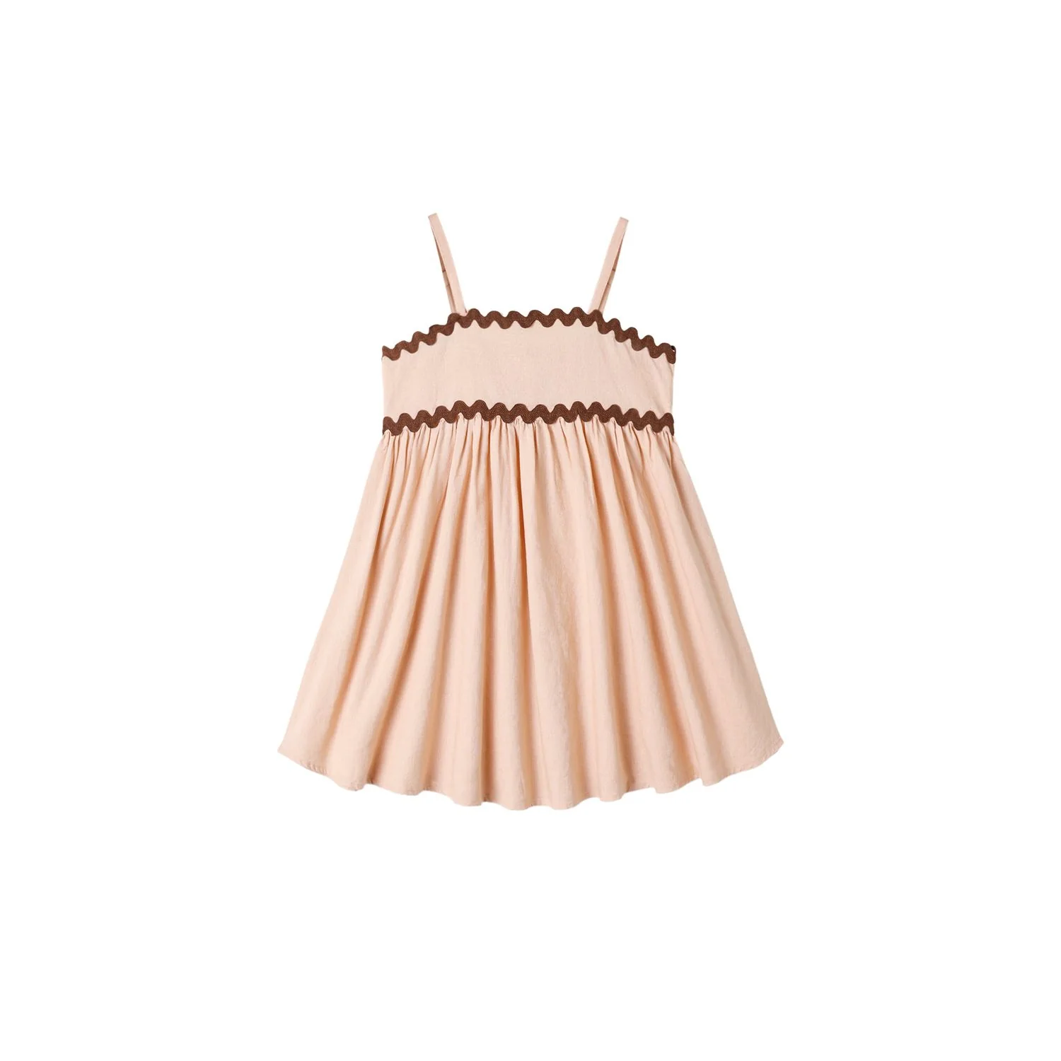 Rylee + Cru Ric Rac Dress – Blush