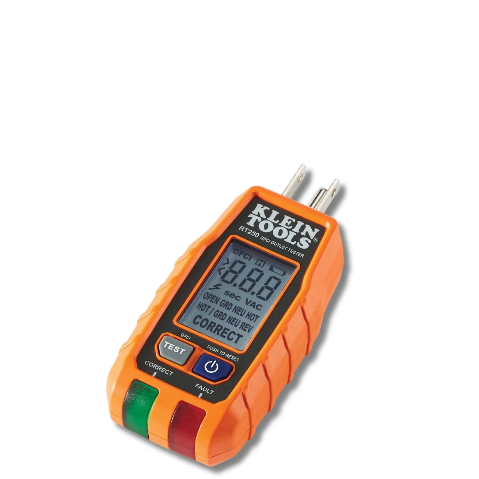 KLEIN TOOLS | GFCI Receptacle Tester with LCD | #RT250