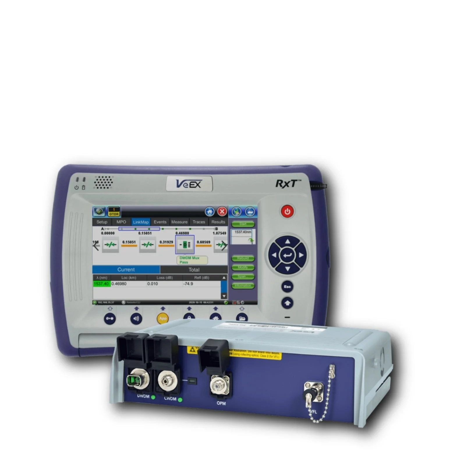VeEX | RXT-1200 Smart Productivity Test Platform, with DWDM Modules  RXT-4113+ | #DWDM-OTDR