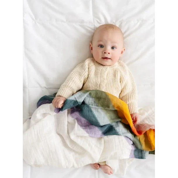 Clementine Kids Rainbow Connection Swaddle