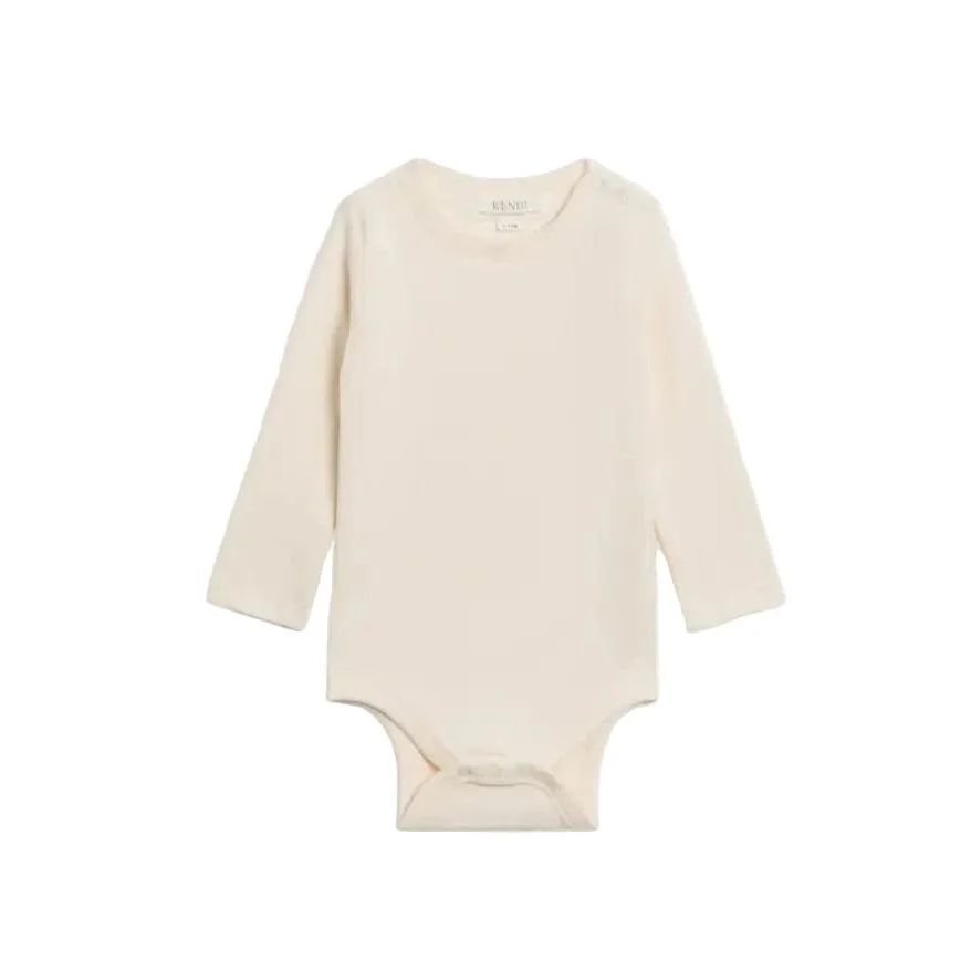 Colored Organics Sammy Ribbed Snap Shoulder Long Sleeve Bodysuit