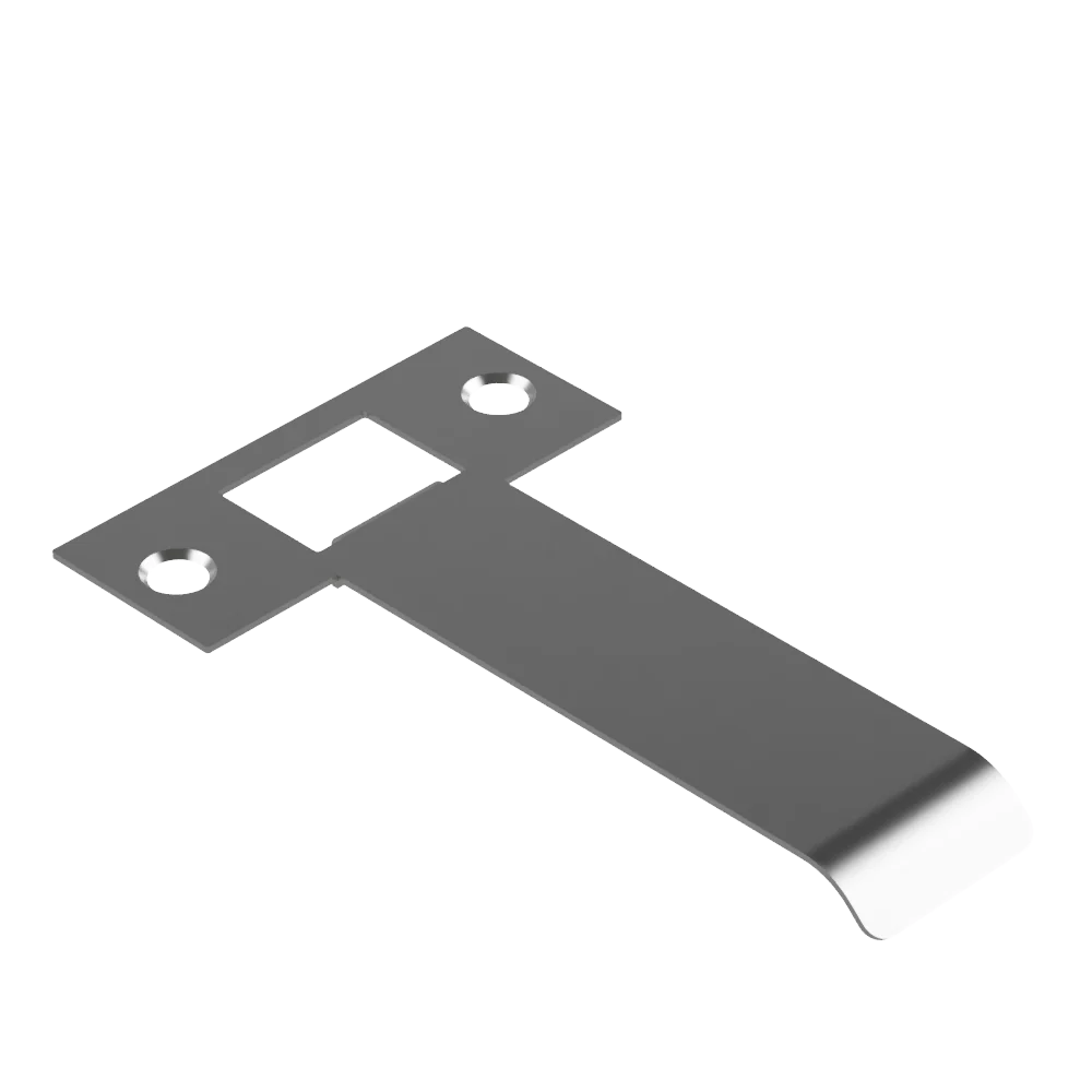 Extended Latch Strike Plate 090mm