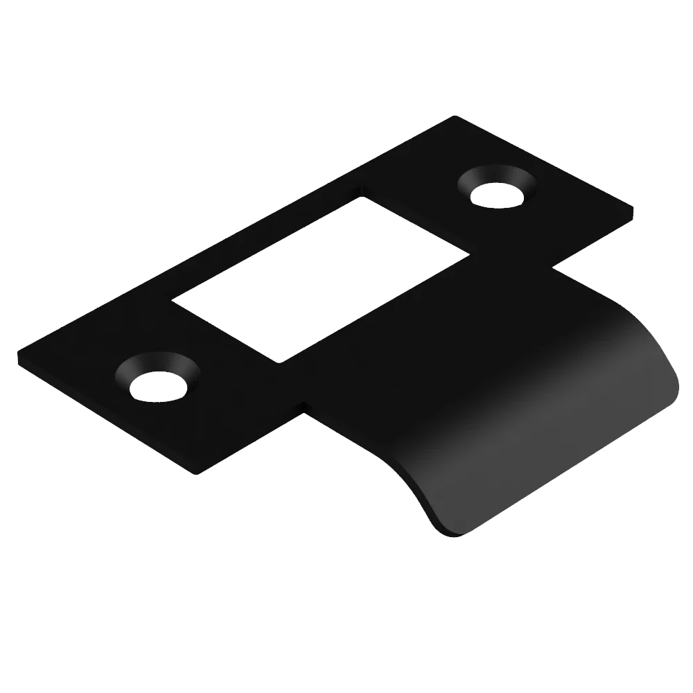 Extended AUS Mortice Lock Strike Plate 025mm