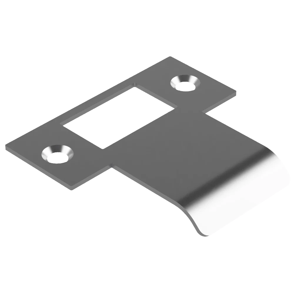 Extended AUS Mortice Lock Strike Plate 040mm