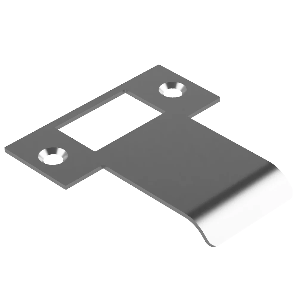 Extended AUS Mortice Lock Strike Plate 050mm