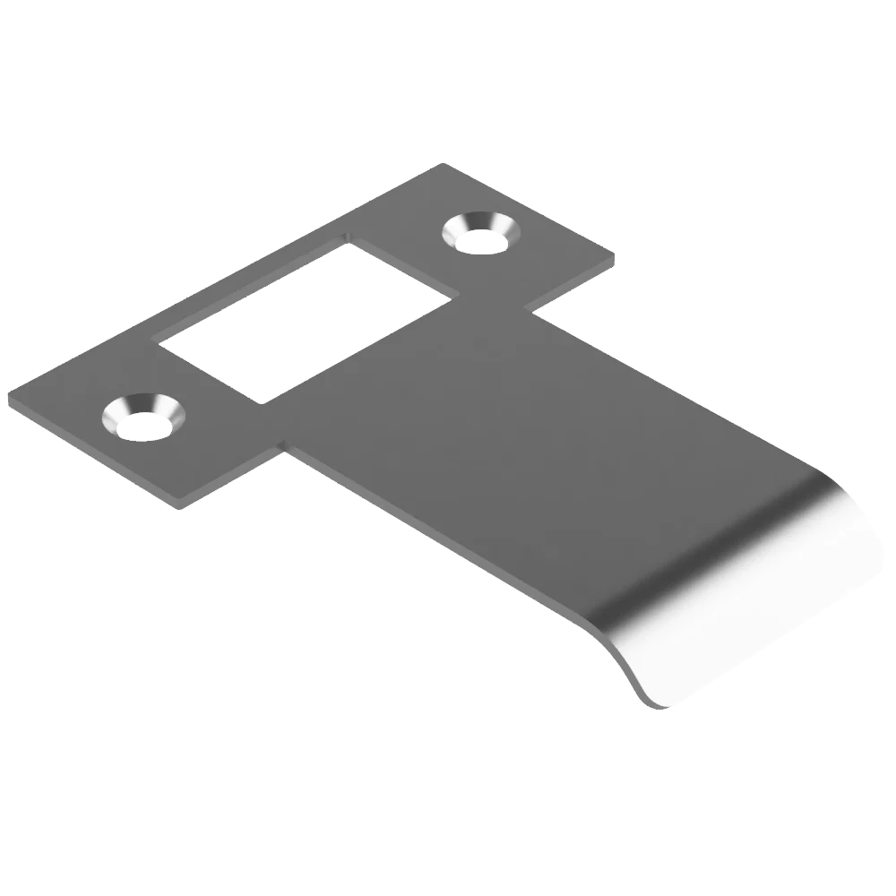 Extended AUS Mortice Lock Strike Plate 060mm