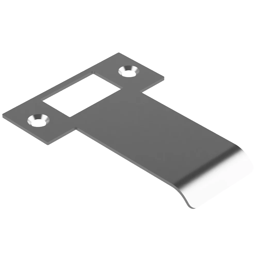 Extended AUS Mortice Lock Strike Plate 070mm
