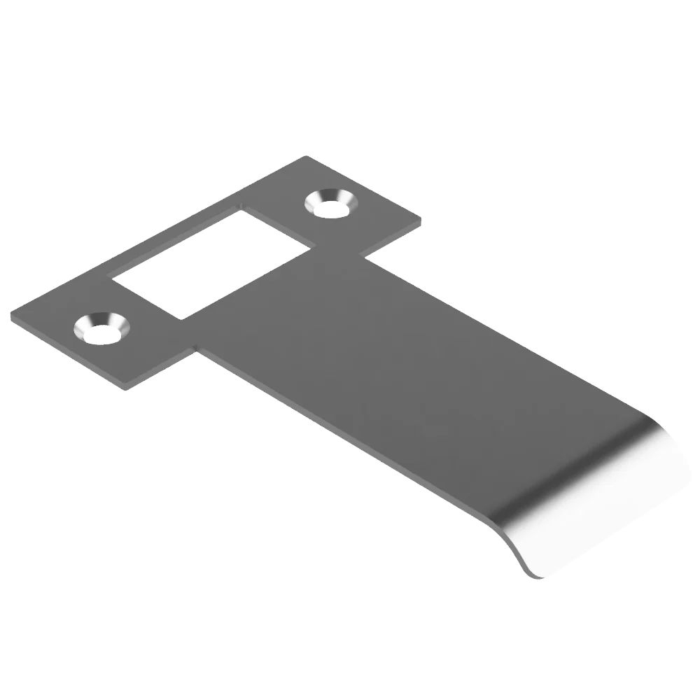 Extended AUS Mortice Lock Strike Plate 080mm