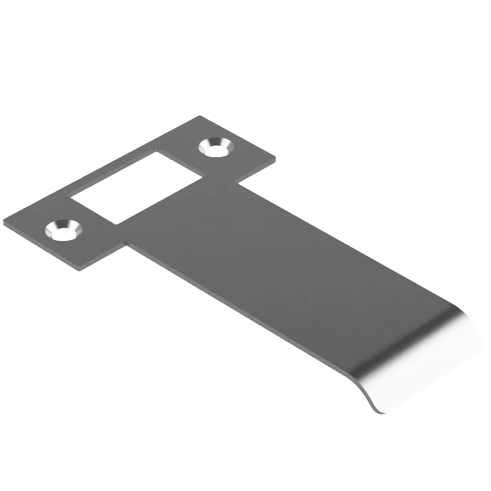 Extended AUS Mortice Lock Strike Plate 090mm