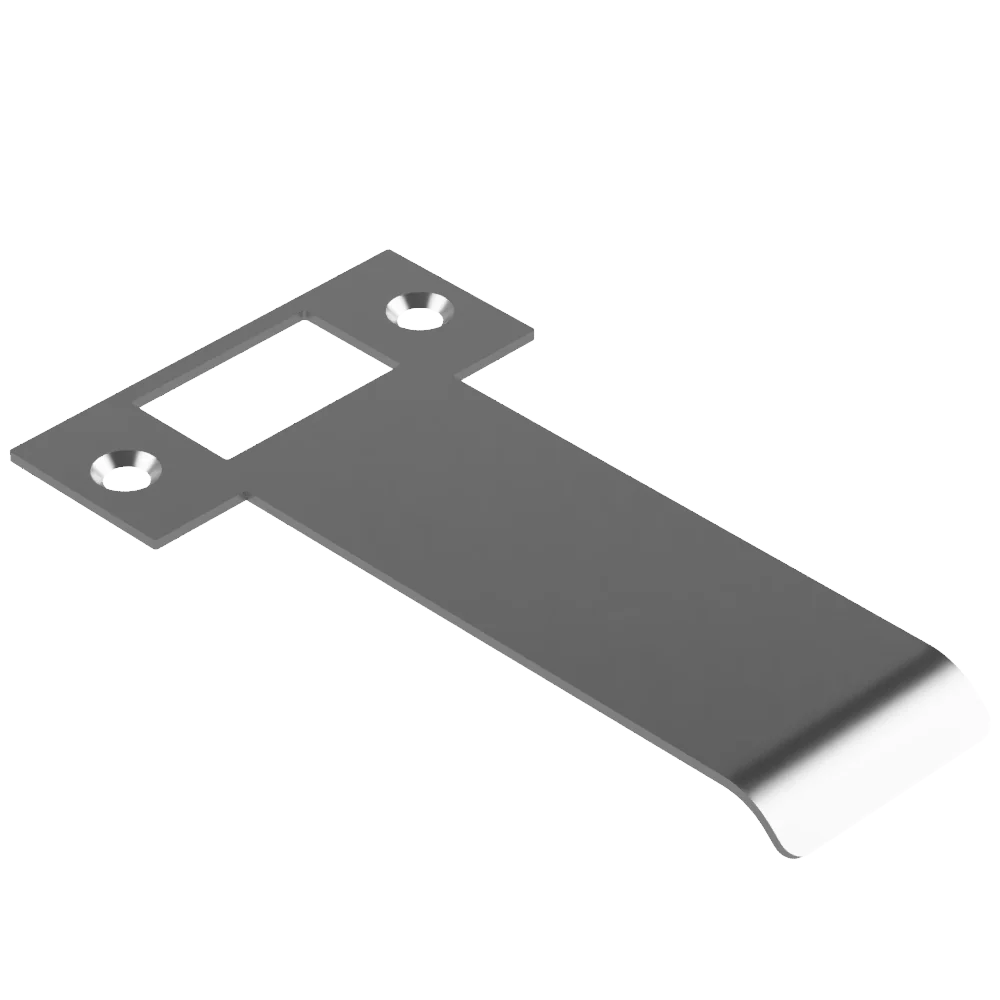Extended AUS Mortice Lock Strike Plate 100mm
