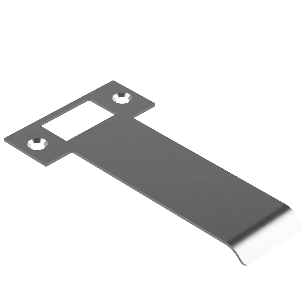 Extended AUS Mortice Lock Strike Plate 110mm