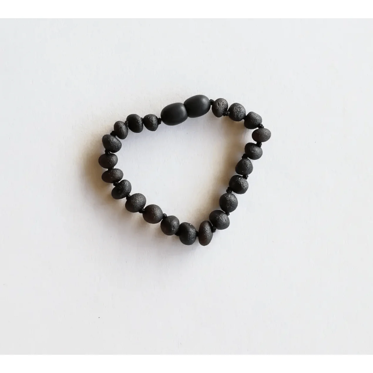 Canyonleaf Kids Raw Black Amber Bracelet 5″ Teeny