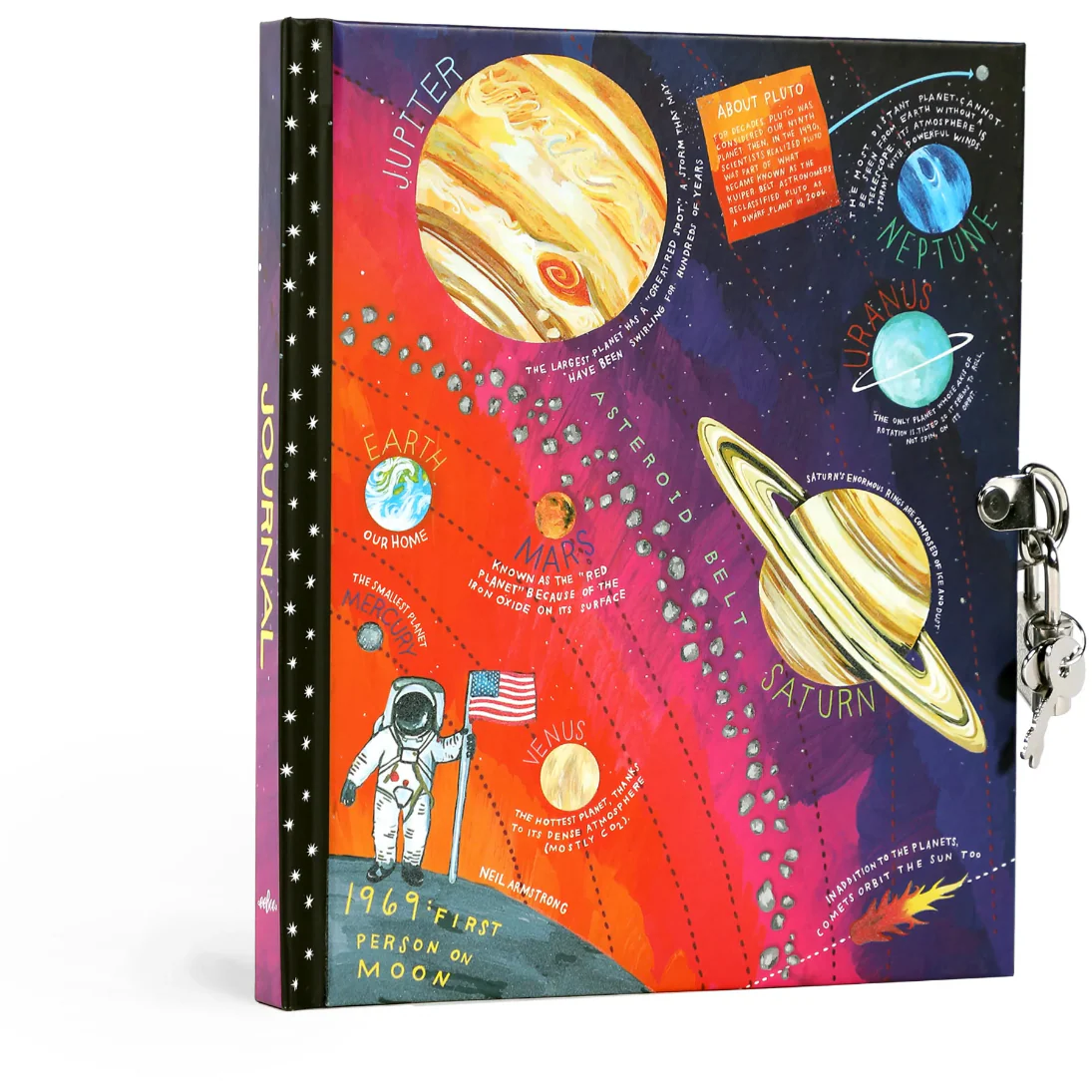 eeBoo Space Aventure Glow In The Dark Journal