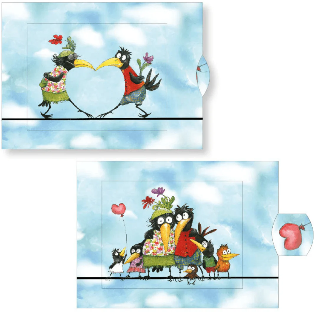 Barenpresse Living Card Bird Wedding