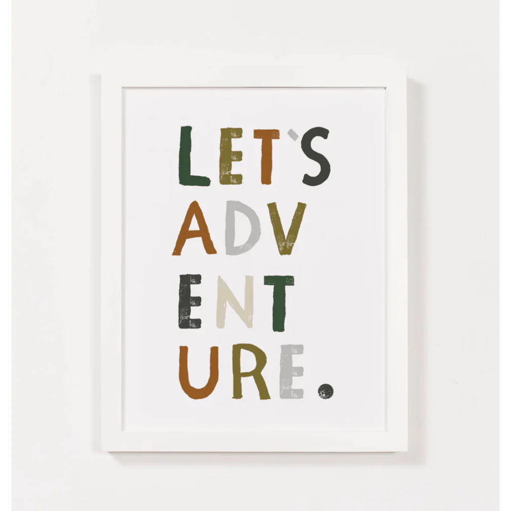 Clementine Kids Let’s Adventure Art Print