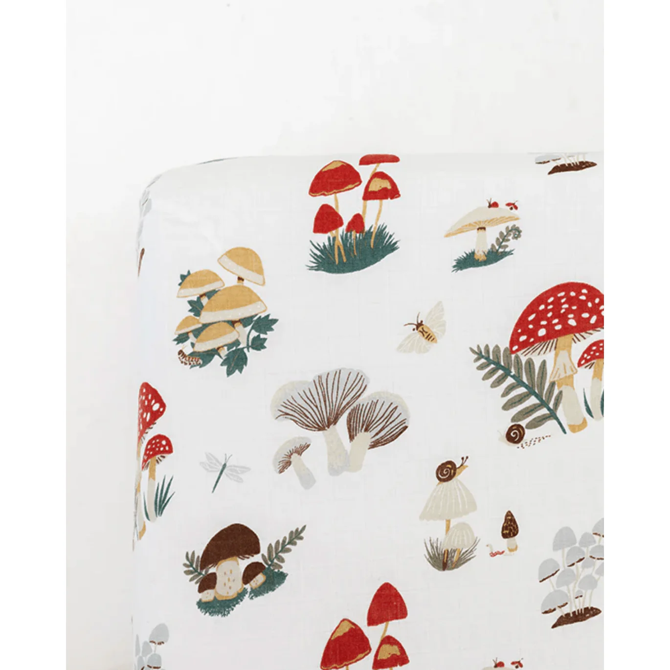 Clementine Kids Mushroom Crib Sheet